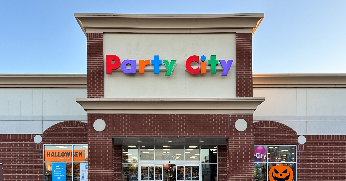 party city retail store exterior 