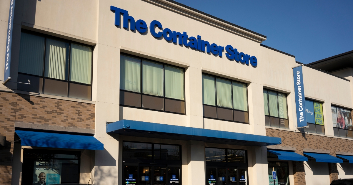 Front view of The Container Store