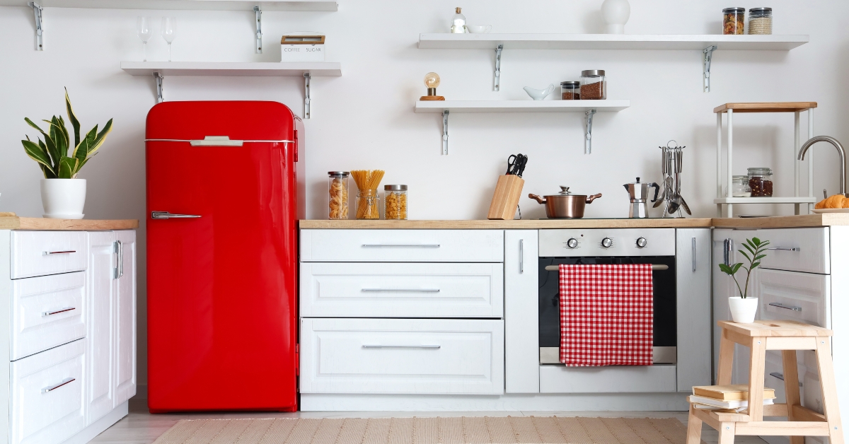 interior of light kitchen
