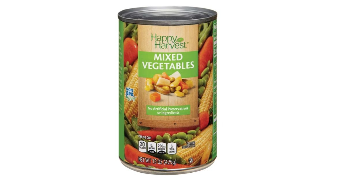 happy harvest mixed vegetables