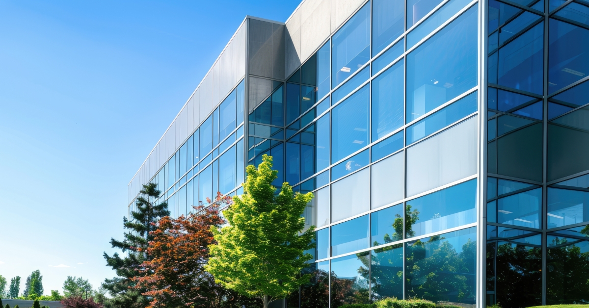 contemporary office building