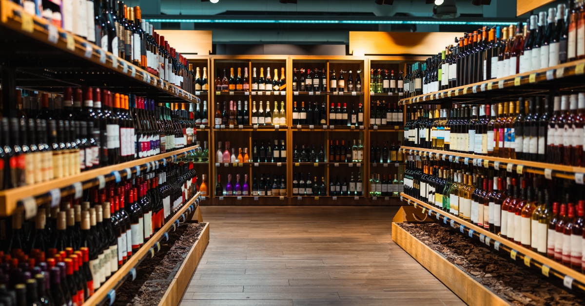 liquor store background