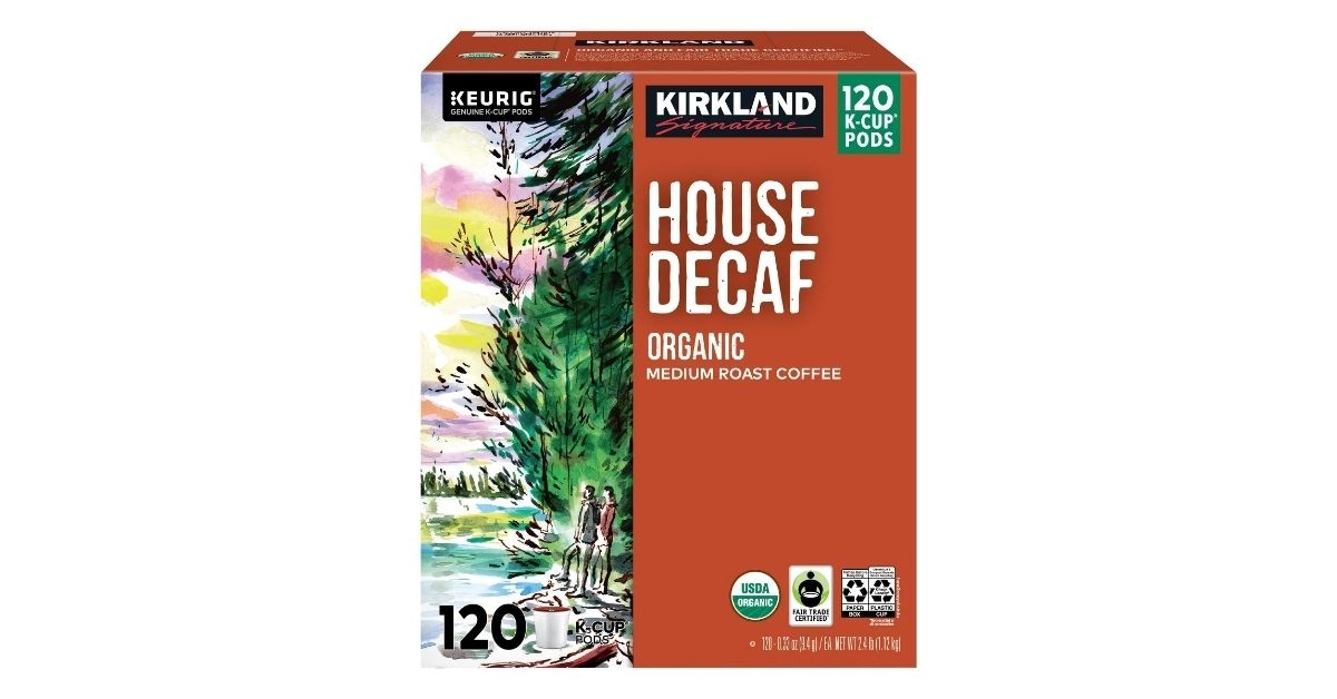 organic house decaf k cup pods