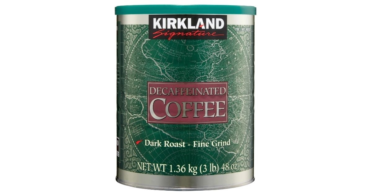kirkland signature decaffeinated coffee