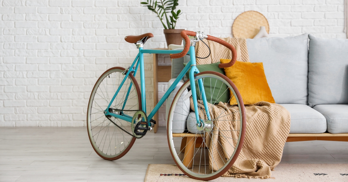 cozy sofa with cushions