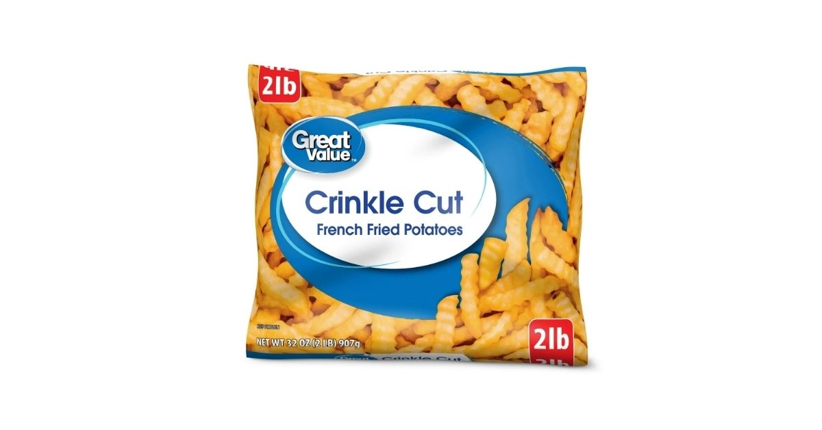 crinkle cut french fried potatoes