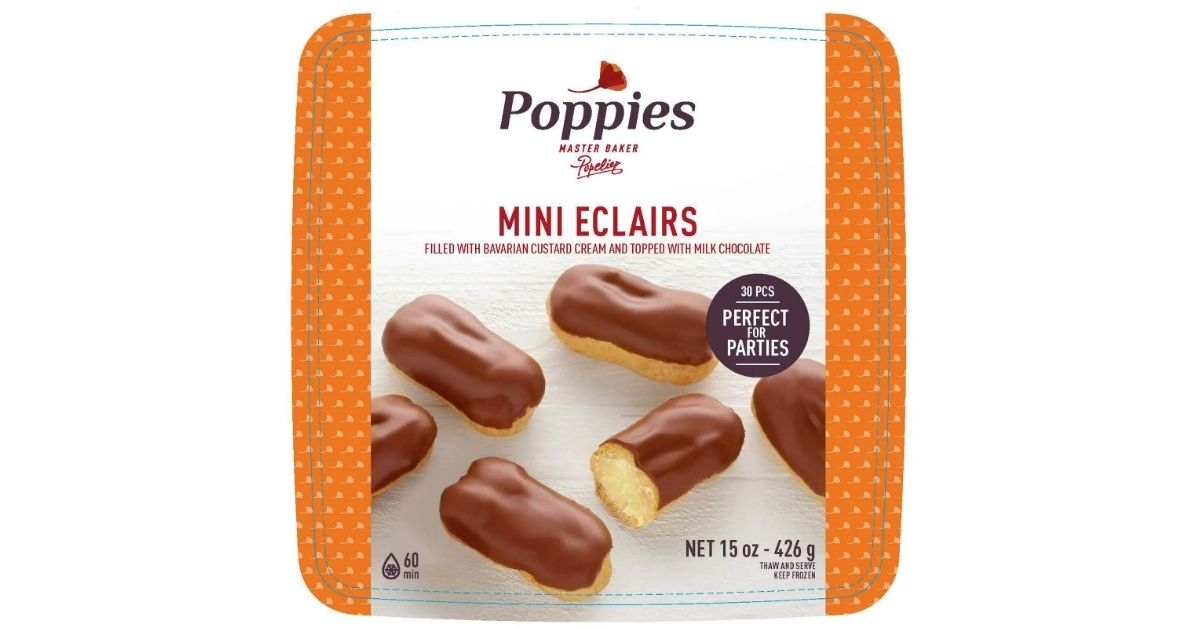 poppies mini eclairs