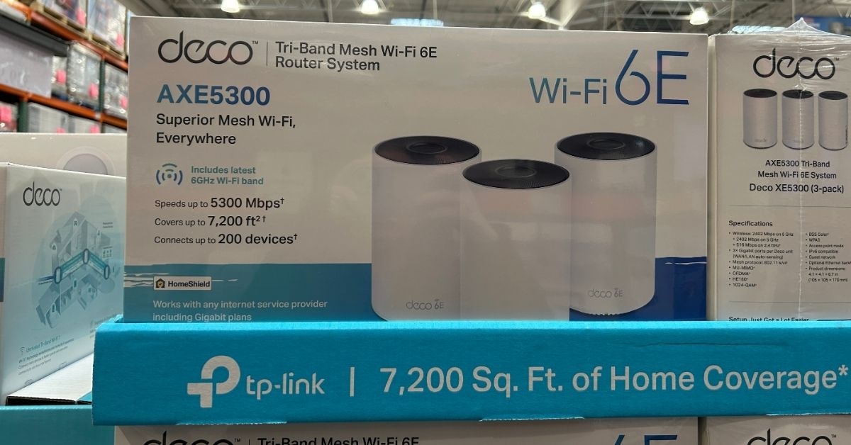deco tri-band mesh wi-fi 6e router system