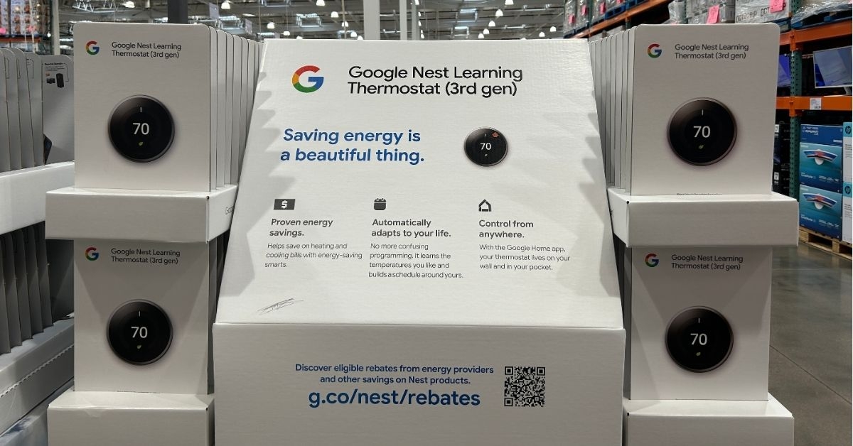 costco google nest learning thermostat