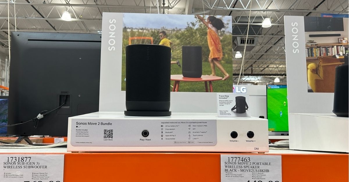 sonos move 2 portable wireless speaker