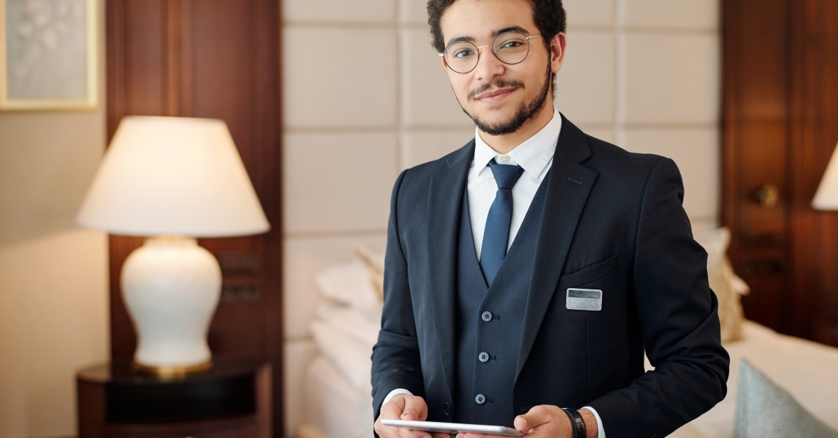 head manager of luxurious hotel