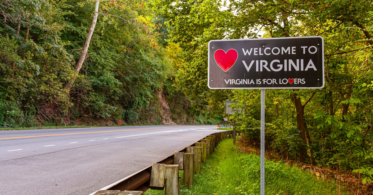 welcome to virginia sign