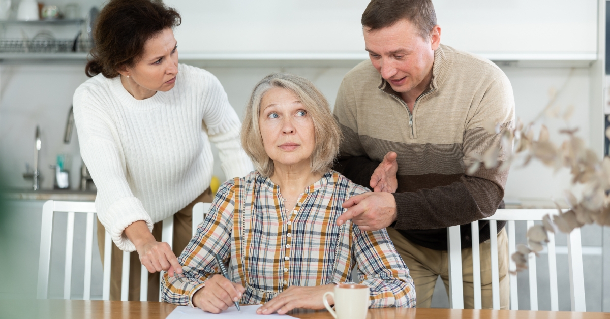 family members partitioning inheritance