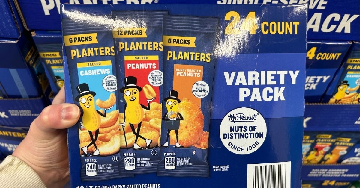 assorted peanut in a box
