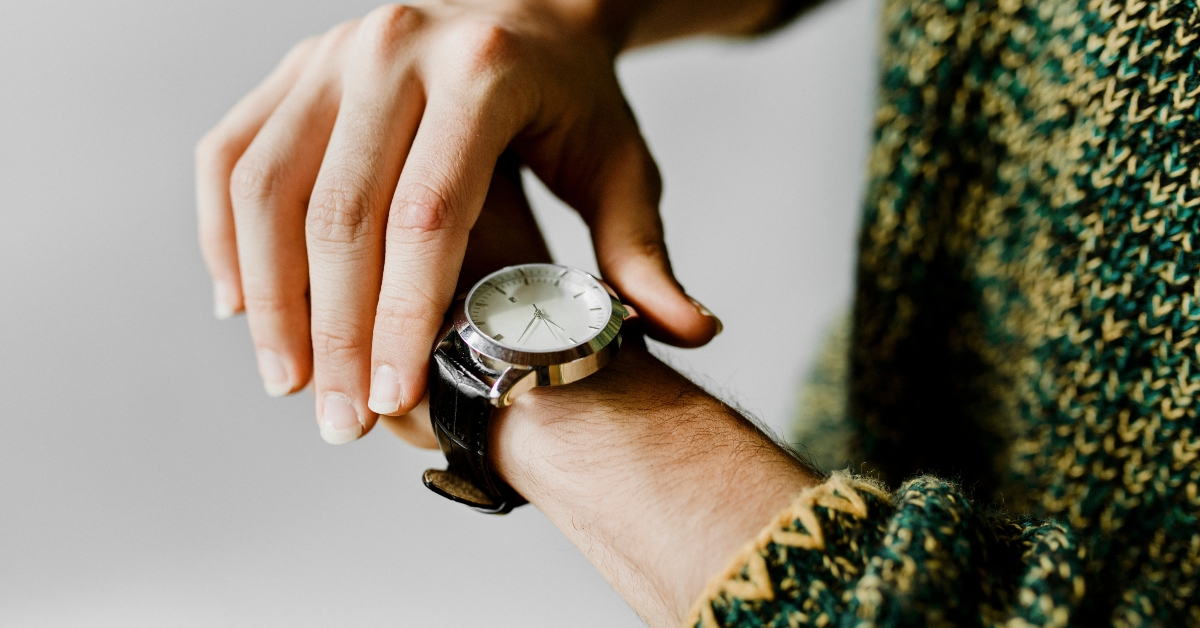 wrist watch product shoot