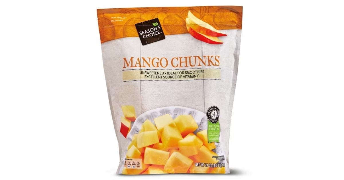 frozen mango chunks