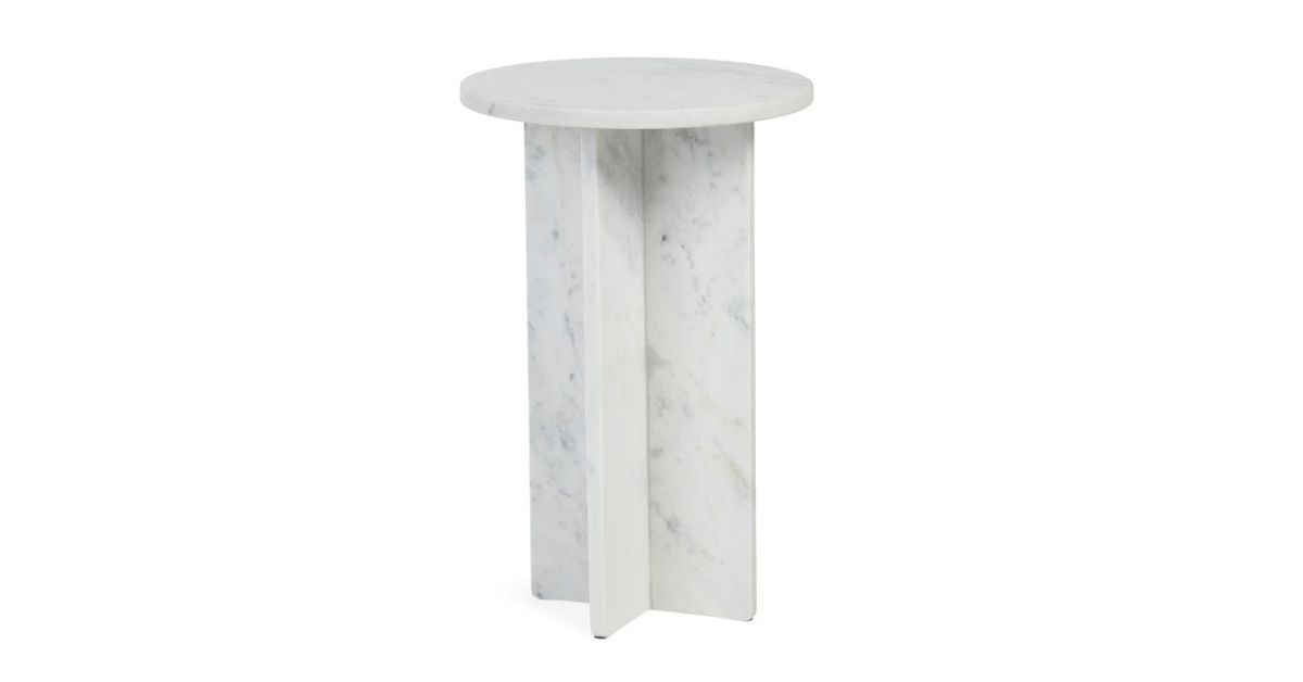 TJ Maxx marble table in white
