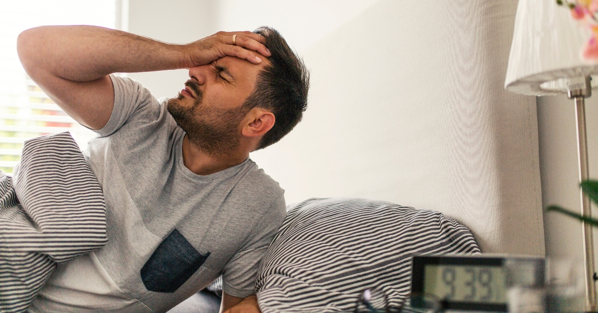 men morning migraine