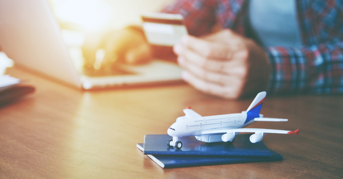 Online ticket booking concept