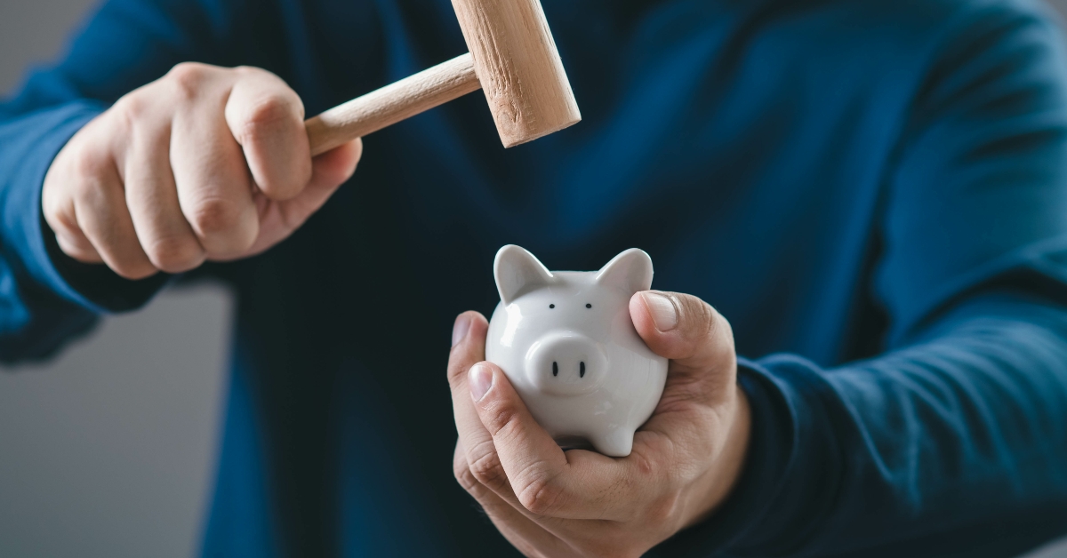 symbolizing breaking savings