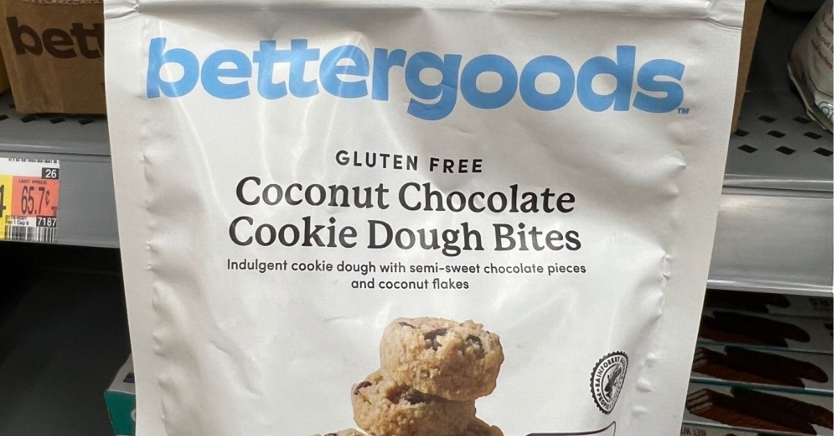 Walmart Bettergoods Gluten Free Coconut Chocolate Cookie Dough Bites 