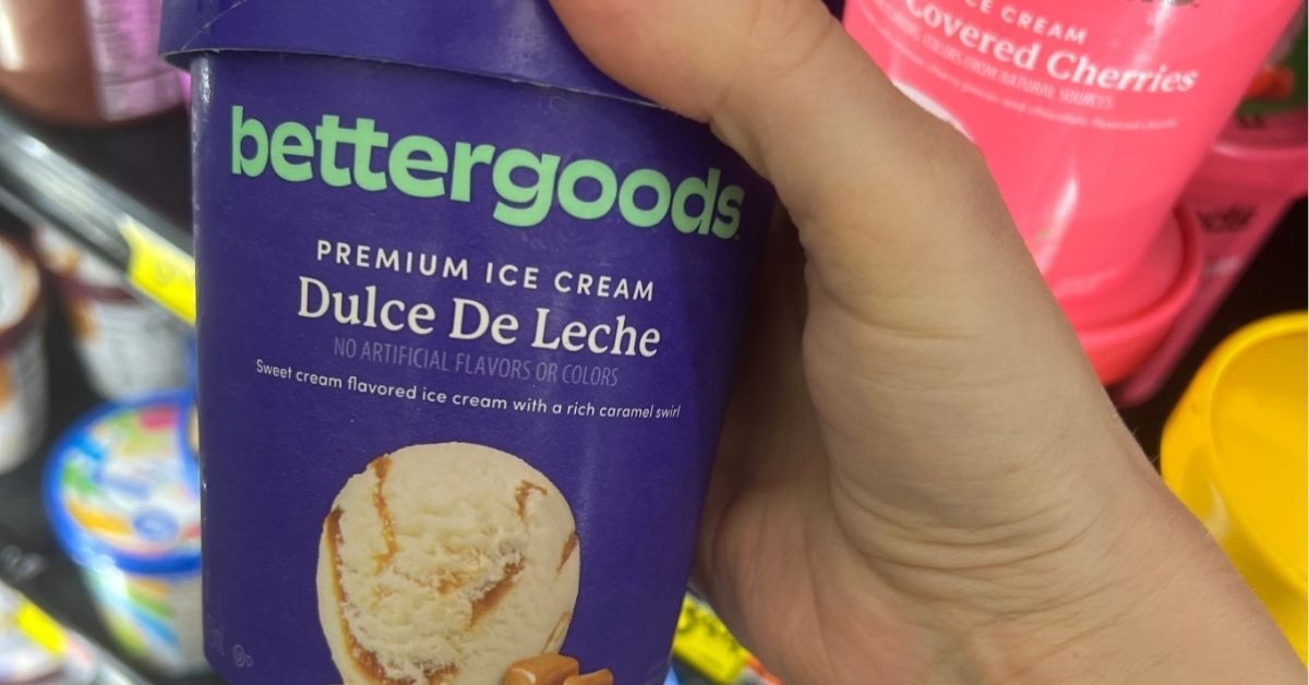 Walmart Bettergoods Dulce de Leche Premium Ice Cream 