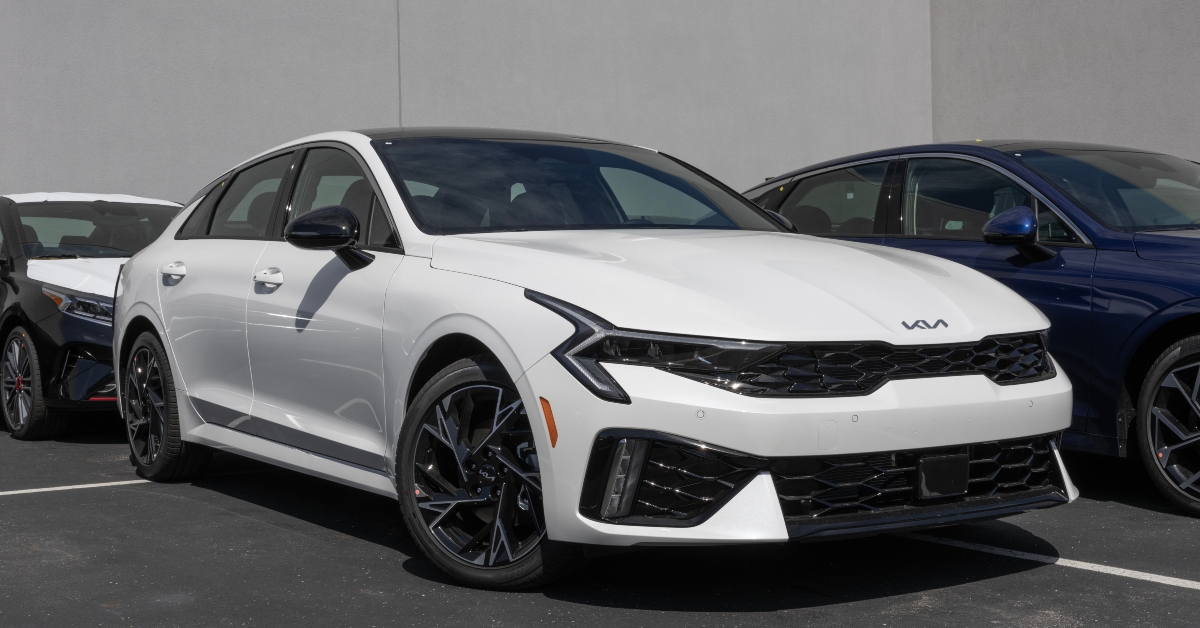 kia k5 gt line display