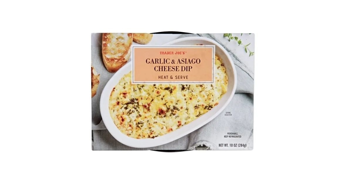 Trader Joe's Garlic and Asiago Cheese Dip 
