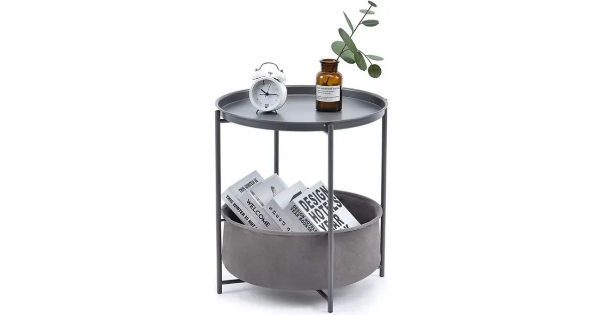 Walmart Kingrack Round End Sidetable 