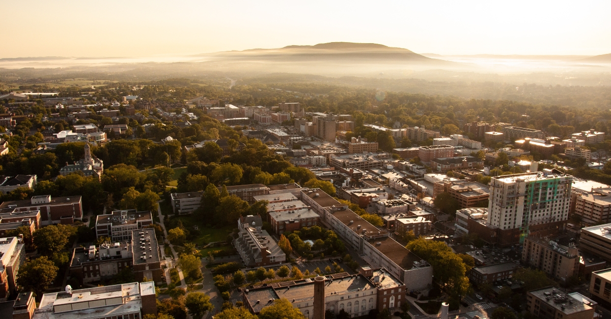 Aerial View of State College PA