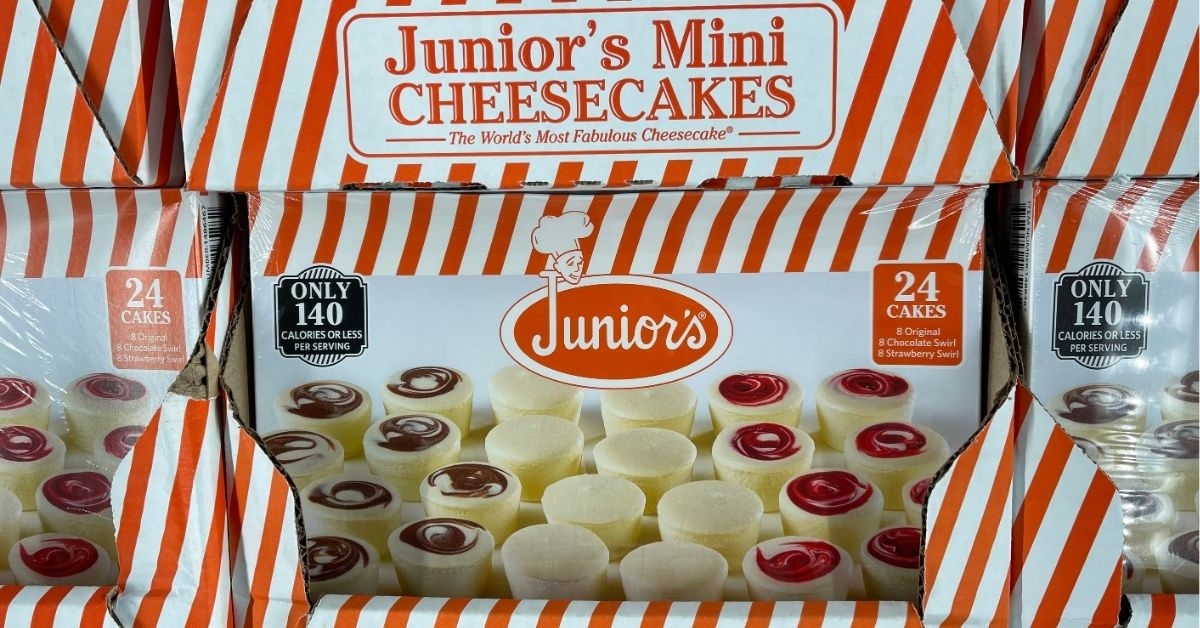 box of mini cheesecakes