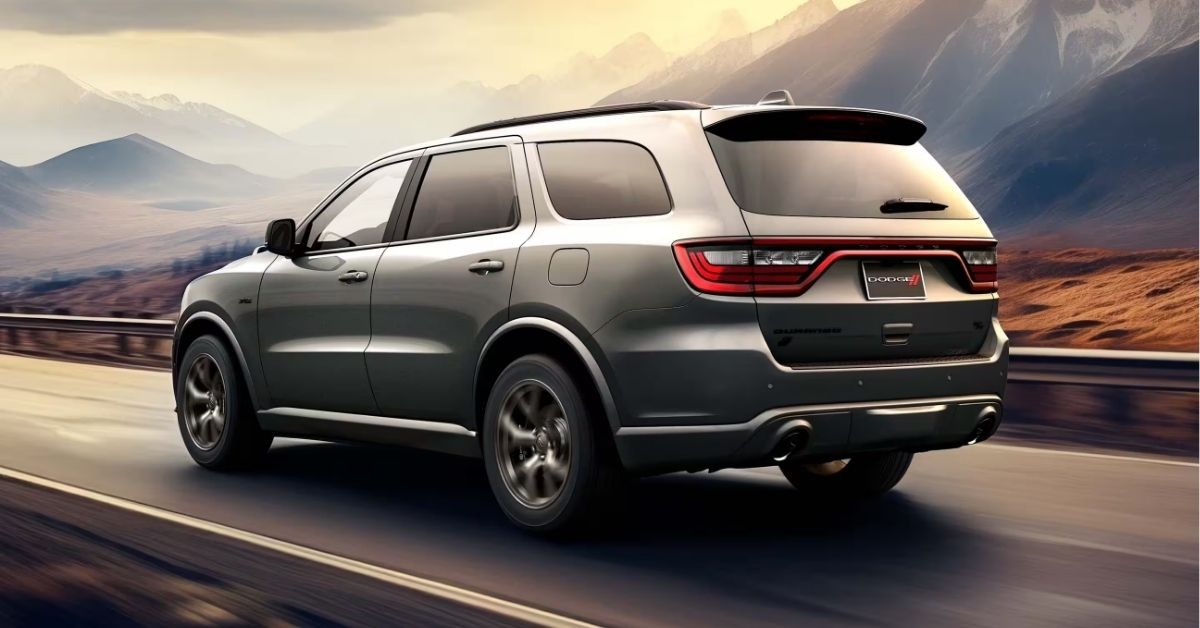 dodge durango srt hellcat on street