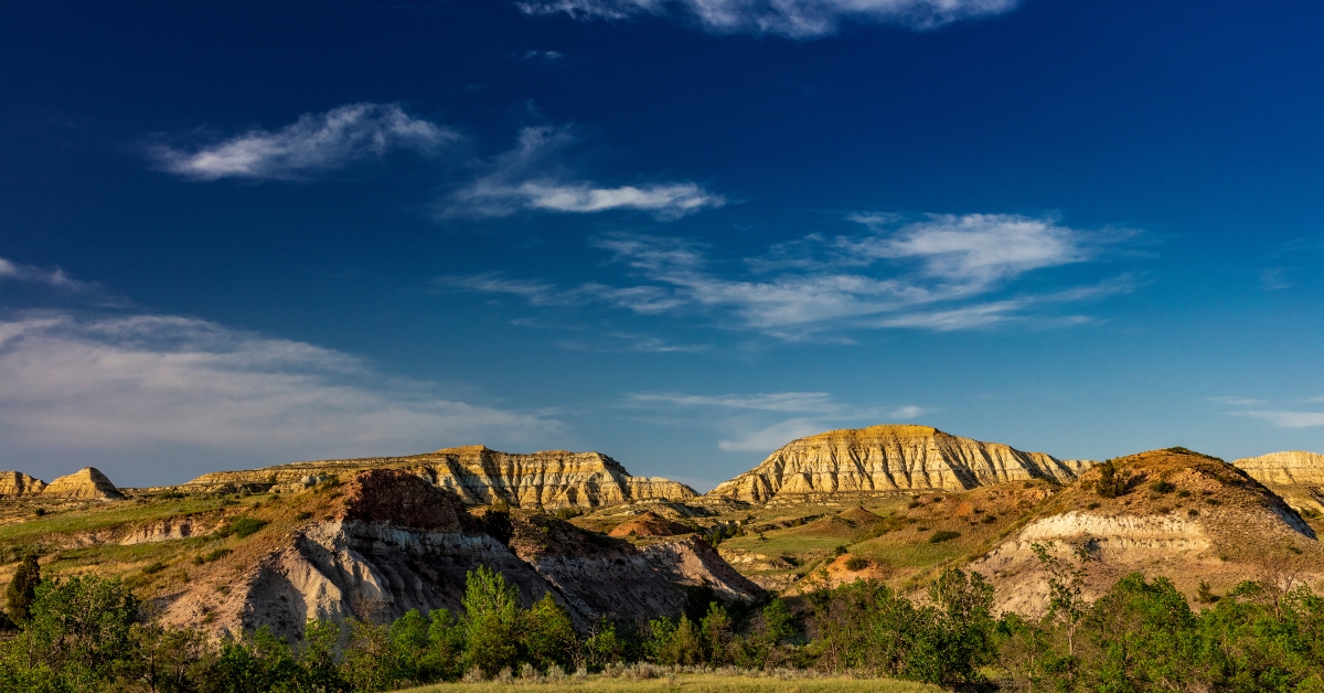 burning coal vein badland