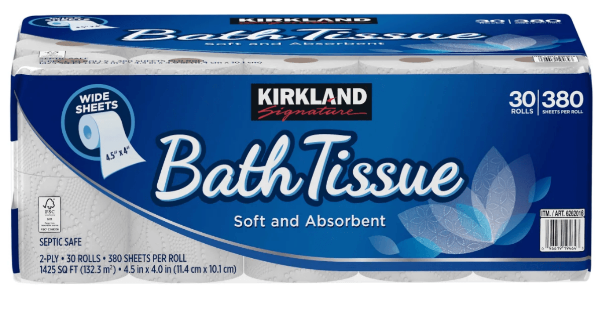 kirkland signature bath tissue