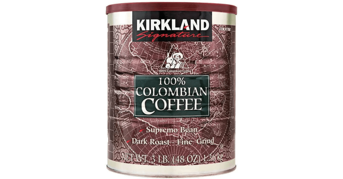 Costco Kirkland 100% Colombian coffee