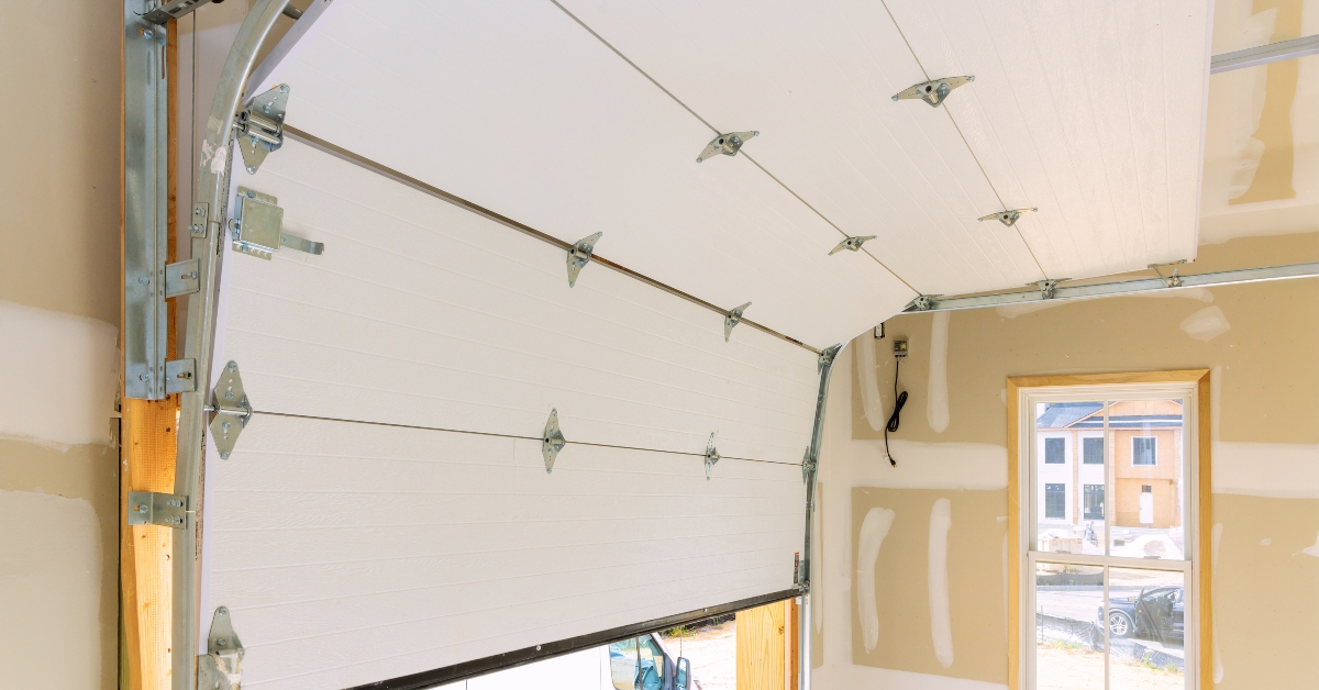 rolling shutters plastic garage doors were installed 