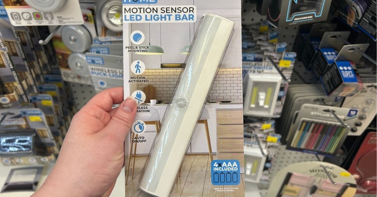 motion sensor led light bar