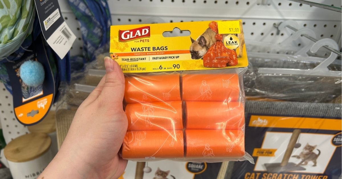 pack of pet waste bags