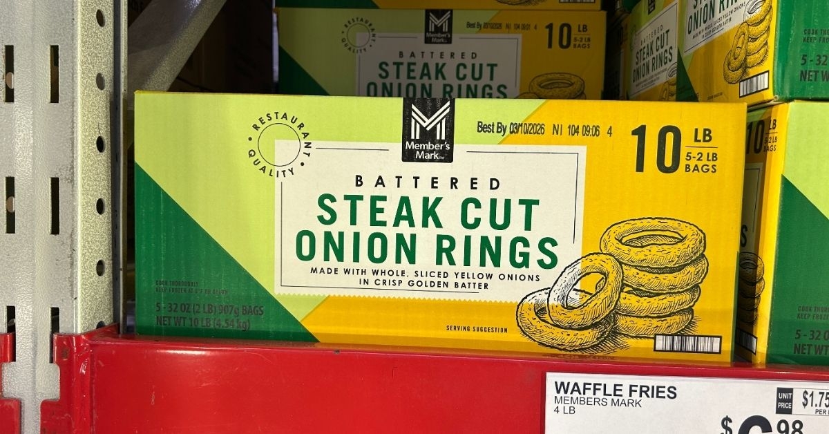 members mark battered steak cut onion rings