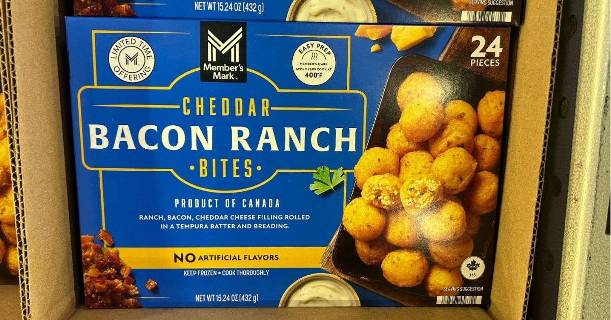 members mark cheddar bacon ranch bites