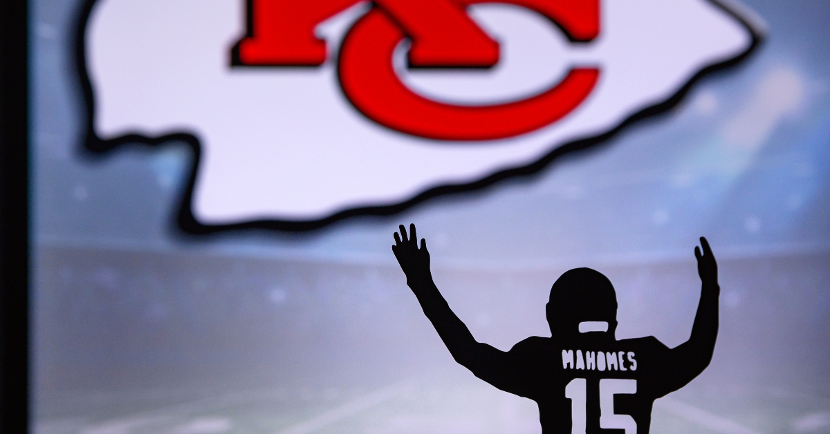 Patrick Mahomes silhouette Super Bowl