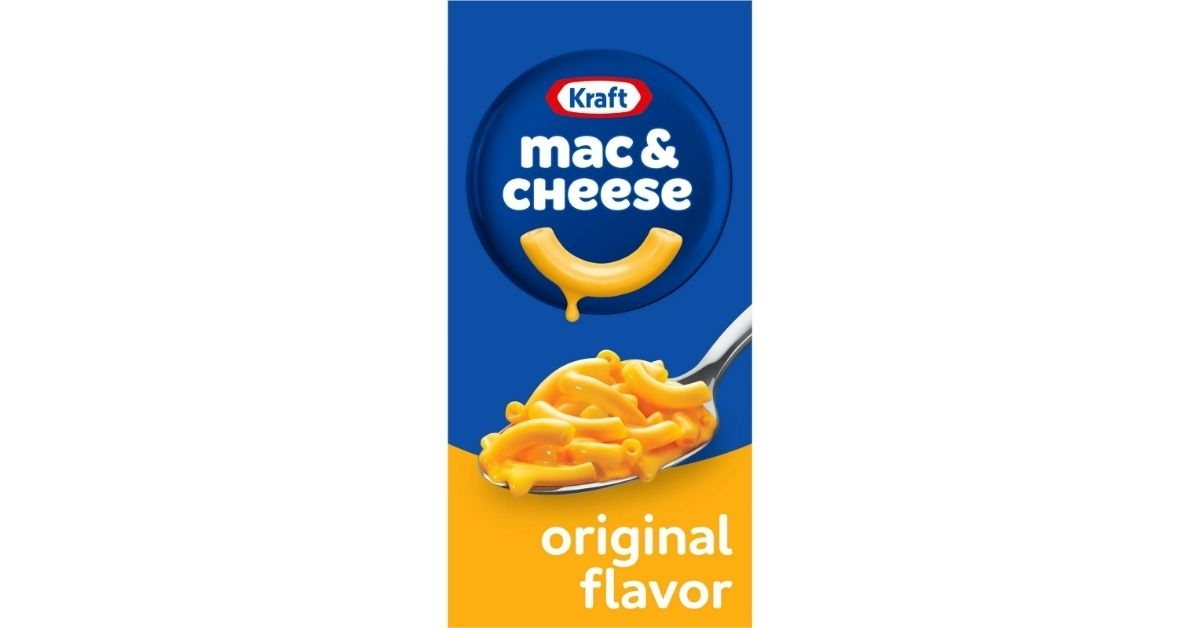 A box of Kraft Mac & Cheese 