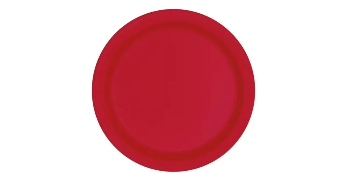 Way to Celebrate Red Paper Plates 