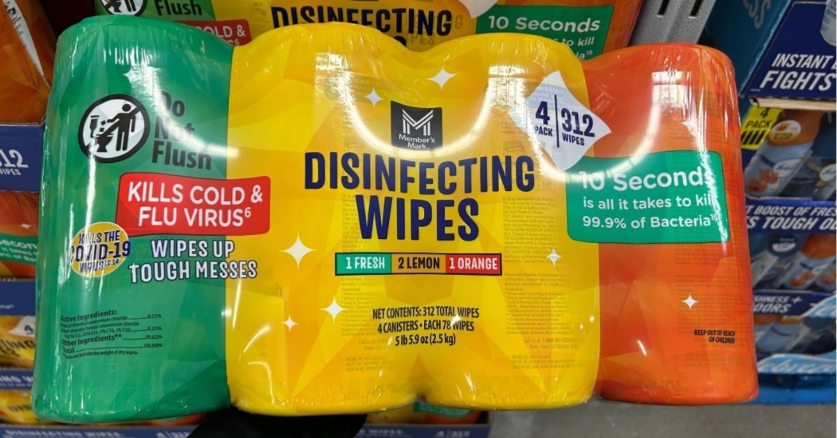 disinfecting wipes
