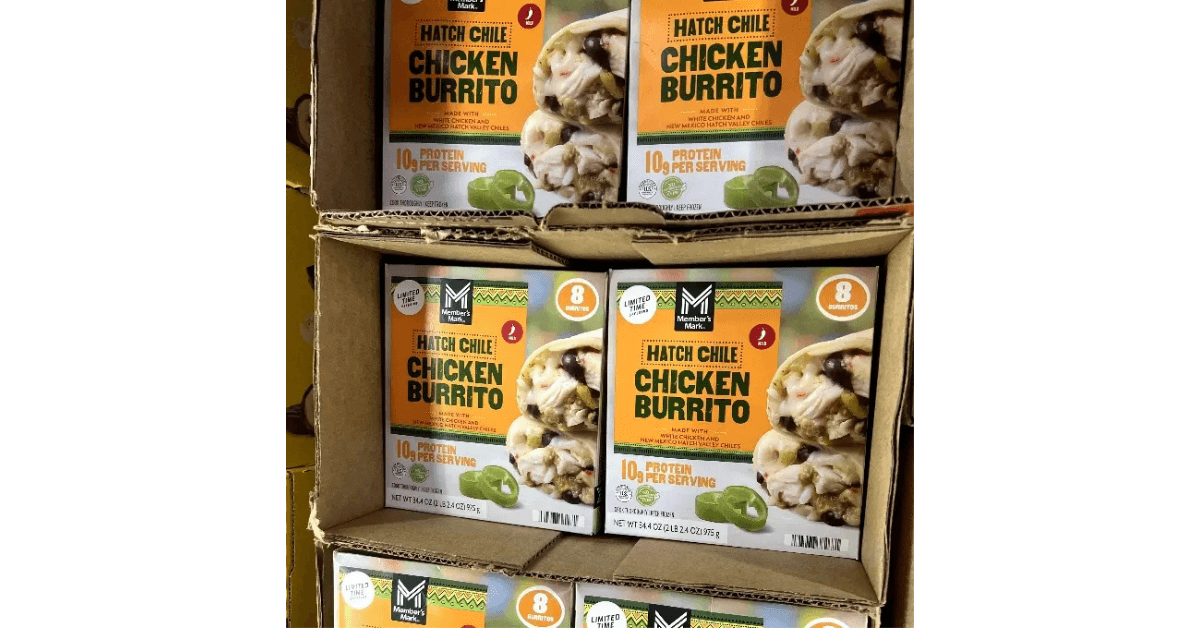 Member's Mark Hatch Chile Burritos