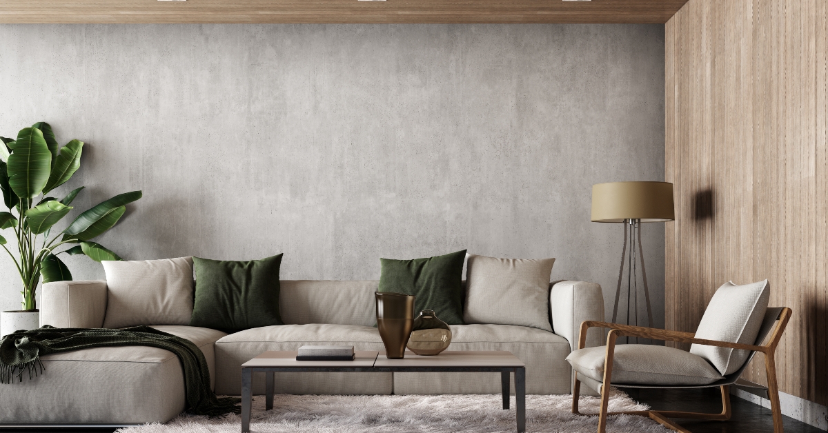 modern interior design of living room