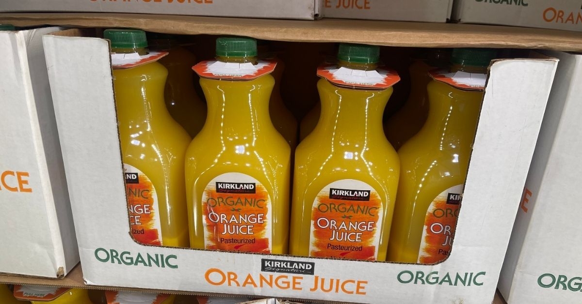organic orange juice