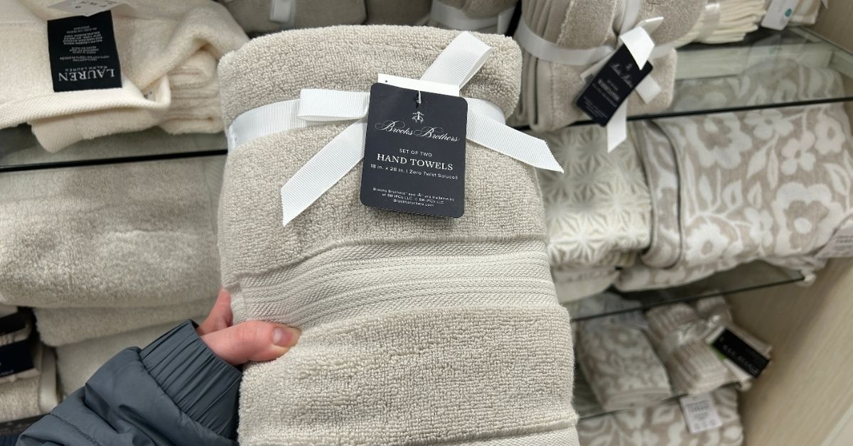 set of two and towels