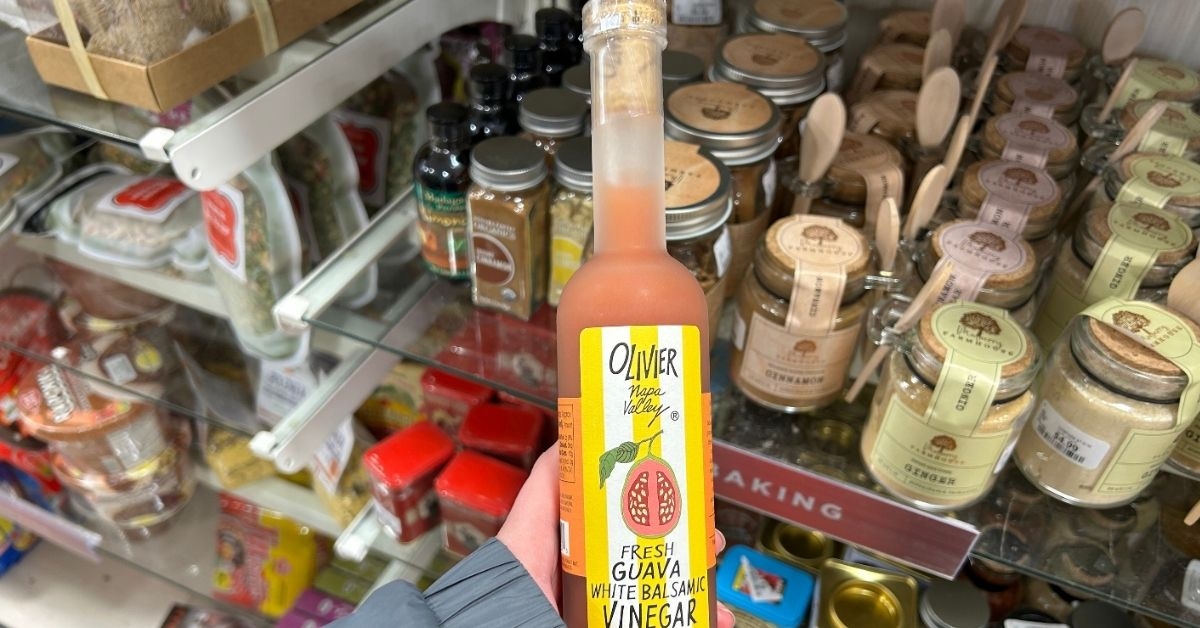 fresh guava white balsamic vinegar