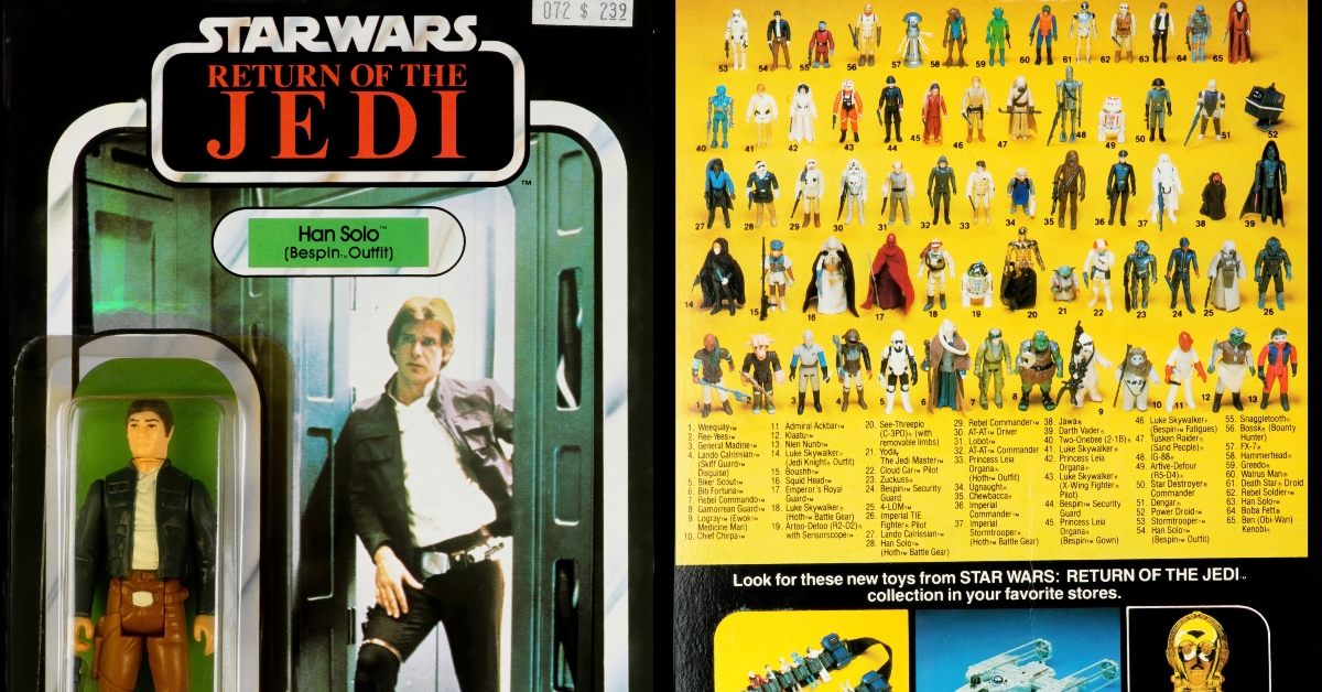 original star wards hans solo toy